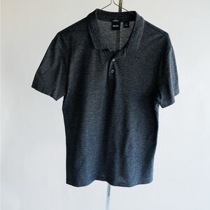 BOSS Charcoal Polo Shirt for Men